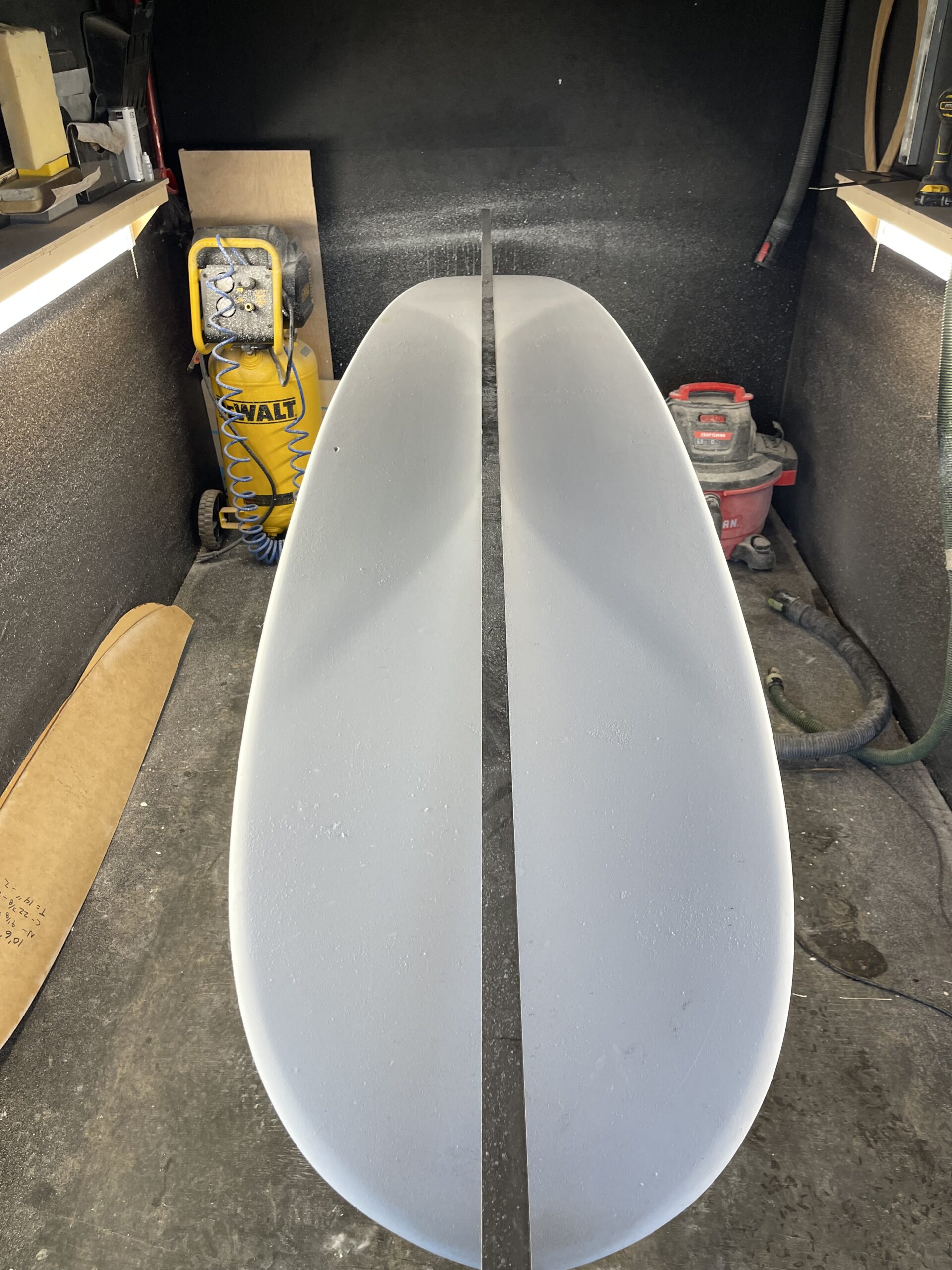 Surfboard in Shaping Bay